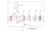 Polaris 2009 LEV GEM - E2/E4/E6/ES/EL/ELXD STEERING | STEERING, KNUCKLE, LEFT, 7.56 DISC - e2/eS (49GEMSTEER11KNUCKLELT)