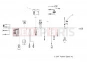 Polaris 2008 ATV SCRAMBLER 500 4X4 (A08BG50AA) ELECTRICAL | ELECTRICAL, HARNESS - A08BG50AA (49ATVHARNESS08SCRAM)