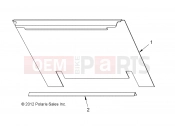 Polaris 2008 LEV GEM - E2/E4/E6/ES/EL/ELXD BODY | BODY, PANEL BACK WITHOUT LATCH - e6wSopt (49GEMBODY11BPNLE6)