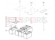 Polaris 2008 LEV GEM - E2/E4/E6/ES/EL/ELXD ELECTRICAL | ELECTRICAL, BATTERY LEAD ACID FLOODED EV31 HOLD DOWN - e2/e4/eS (49GEMELECTRICAL11BATTERYLEAD)