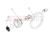 Polaris 2008 LEV GEM - E2/E4/E6/ES/EL/ELXD ELECTRICAL | ELECTRICAL, EXTERIOR CHARGING INLET - e2/e4/e6/eS/eL/eLXD (49GEMELECTRICAL11CHARGEREXT)