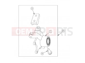 Polaris 2008 LEV GEM - E2/E4/E6/ES/EL/ELXD STEERING | STEERING, KNUCKLE, LEFT W/OFFSET EXTENSION - e6/eL/eLXD (49GEMSTEER11KNUCKLELTE6)