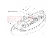 Polaris 2007 LEV GEM - E2/E4/E6/ES/EL/ELXD BODY | BODY, DASH UPPER - e2/e4/e6/eS/eL/eLXD (49GEMBODY11DASHE2)