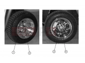 Polaris 2007 LEV GEM - E2/E4/E6/ES/EL/ELXD WHEELS | WHEELS, OPTIONS, CHROME and SILVER - e2/e4/eS/eL (49GEMOPTIONS11WHLCHROMEE4)