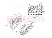 ENGINE | ENGINE, CRANKCASE - V00CB15DCS (4947594759C003) - Victory SPECIAL EDITION (V00CB15DAS) 2000
