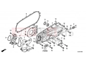 HONDA NSC110MPDH 2017 E-13 LEFT CRANKCASE COVER