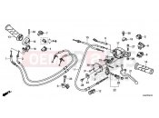 HONDA NSC110MPDH 2017 F-4-10 HANDLE LEVER / SWITCH / CABLE