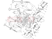 DUCATI 2014 Diavel Carbon HORIZONTAL CYLINDER HEAD [MOD:DVLC]