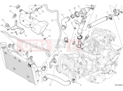 DUCATI Hyperstrada COOLING CIRCUIT [MOD:HYP STR;XST:AUS,EUR,FRA,JAP,TWN]