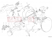 DUCATI 2015 Monster 821 Stripe HEADLIGHT [MOD:M821 STR;XST:AUS,EUR,FRA,JAP]