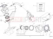 DUCATI 2015 Monster 821 Stripe CYLINDERS - PISTONS [MOD:M821 STR]