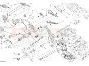 DUCATI 2015 Monster 821 Stripe FORCELLONE POSTERIORE [MOD:M821 STR;XST:AUS]