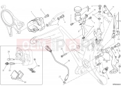 DUCATI 2015 Monster 1200 S REAR BRAKE SYSTEM [MOD:M 1200S]