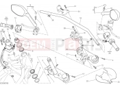 DUCATI 2015 Multistrada 1200 S D Air HANDLEBAR [MOD:MS1200SA]