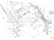 DUCATI 2015 Multistrada 1200 S D Air REAR FRAME COMP. [MOD:MS1200SA]