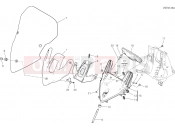 DUCATI 2015 Multistrada 1200 S D Air WINDSHIELD [MOD:MS1200SA]