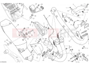 DUCATI 2016 Hypermotard 939 EXHAUST SYSTEM [MOD:HYM 939]