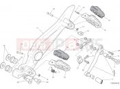 DUCATI 2016 Hypermotard 939 SP FOOTRESTS, LEFT [MOD:HYM939SP]