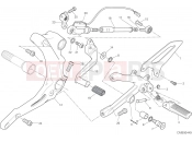 DUCATI Superbike 1299 Panigale S FOOTRESTS, LEFT [MOD:1299S;XST:AUS,EUR,FRA,JAP,TWN]