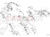 DUCATI 2017 Hypermotard 939 HANDLEBAR AND CONTROLS [MOD:HYM 939;XST:AUS,EUR,JAP,TWN]