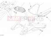 DUCATI 2017 Monster 797 SOSPENSIONE POSTERIORE [MOD:M 797]