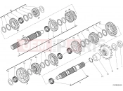 DUCATI 2017 Monster 1200 GEAR BOX [MOD:M 1200]