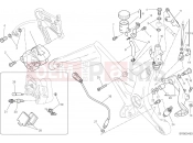 DUCATI 2017 Monster 821 Stripe REAR BRAKE SYSTEM [MOD:M821 STR]