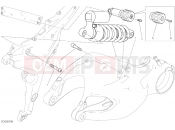 DUCATI 2017 Multistrada 1200 REAR SHOCK ABSORBER [MOD:MS1200]