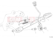 DUCATI 2017 Multistrada 1200 Pikes Peak SIDE STAND [MOD:MS1200PP]