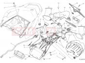 DUCATI 2017 Multistrada 1200 S D Air NUMBER PLATE HOLDER - TAIL LIGHT [MOD:MS1200SA;XST:EUR,FRA]