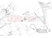DUCATI 2017 Multistrada 1200 S D Air REAR SHOCK ABSORBER [MOD:MS1200SA]