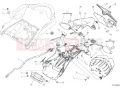 DUCATI 2017 Multistrada 950 NUMBER PLATE HOLDER - TAIL LIGHT [MOD:MS950T;XST:EUR]