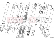 FRONT FORK [MOD:1299;XST:AUS,EUR,FRA,JAP] - Ducati Superbike 1299 Panigale 2017