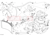 DUCATI 2017 SuperSport COOLING SYSTEM [MOD:SS 939]