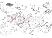 DUCATI 2018 XDiavel REAR FRAME COMP. [MOD:XDIAVEL]
