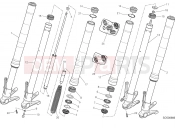 DUCATI 2018 Hypermotard 939 FRONT FORK [MOD:HYM 939;PLT:DB10;XST:AUS,EUR,JAP,ROK]