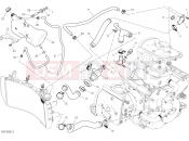 DUCATI Monster 1200 R COOLING SYSTEM [MOD:M 1200R]