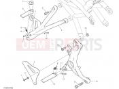 DUCATI Monster 1200 R FOOTRESTS, RIGHT [MOD:M 1200R]
