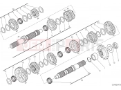 DUCATI 2018 Multistrada 950 GEAR BOX [MOD:MS950]