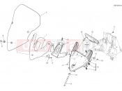 DUCATI 2018 Multistrada 950 WINDSHIELD [MOD:MS950;XST:AUS,EUR,GSO,JAP]
