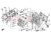 E-2 CYLINDER HEAD - Honda FJS600A7 ED SILVER WING 600 ABS 2007