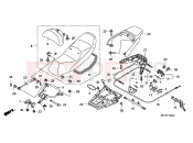 F-19 SEAT - Honda FJS600A7 ED SILVER WING 600 ABS 2007