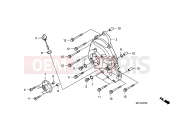 E-7 RIGHT CRANKCASE COVER - Honda FJS600A7 ED SILVER WING 600 ABS 2007