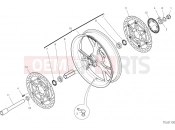 DUCATI 2018 Multistrada 1260 PikesPeak FRONT WHEEL [MOD:MS1260PP]