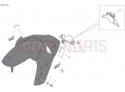 DUCATI 2018 Multistrada 1260 PikesPeak FRONT MUDGUARD [MOD:MS1260PP]