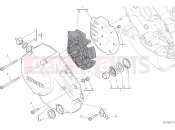 DUCATI 2018 Multistrada 1260 S CLUTCH COVER [MOD:MS1260S]