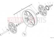 DUCATI 2018 Multistrada 1260 S D Air FRONT WHEEL [MOD:MS1260SA]