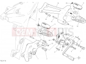 DUCATI 2018 Multistrada 1260 S D Air FOOTRESTS, LEFT [MOD:MS1260SA]