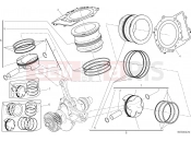 DUCATI Superbike 959 Panigale Corse CYLINDERS - PISTONS [MOD:959CORSE]