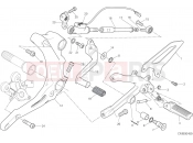 DUCATI Superbike 959 Panigale Corse FOOTRESTS, LEFT [MOD:959CORSE]